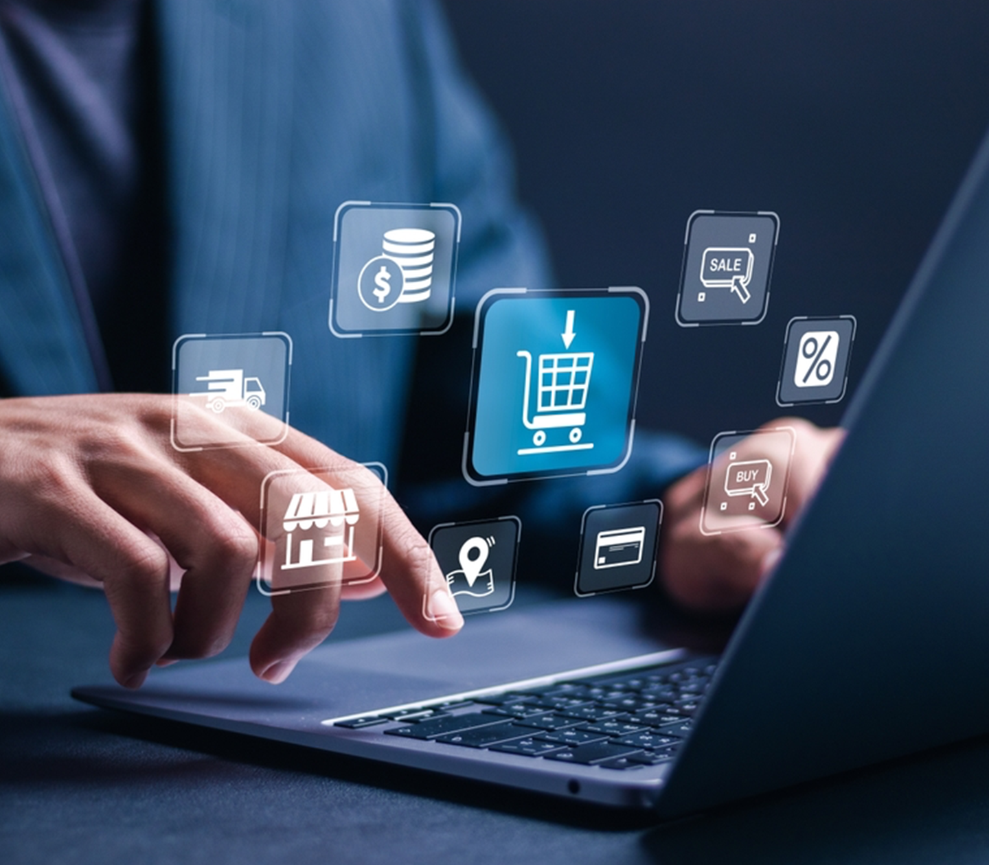 <p>المتجر الإلكتروني E-Commerce</p>